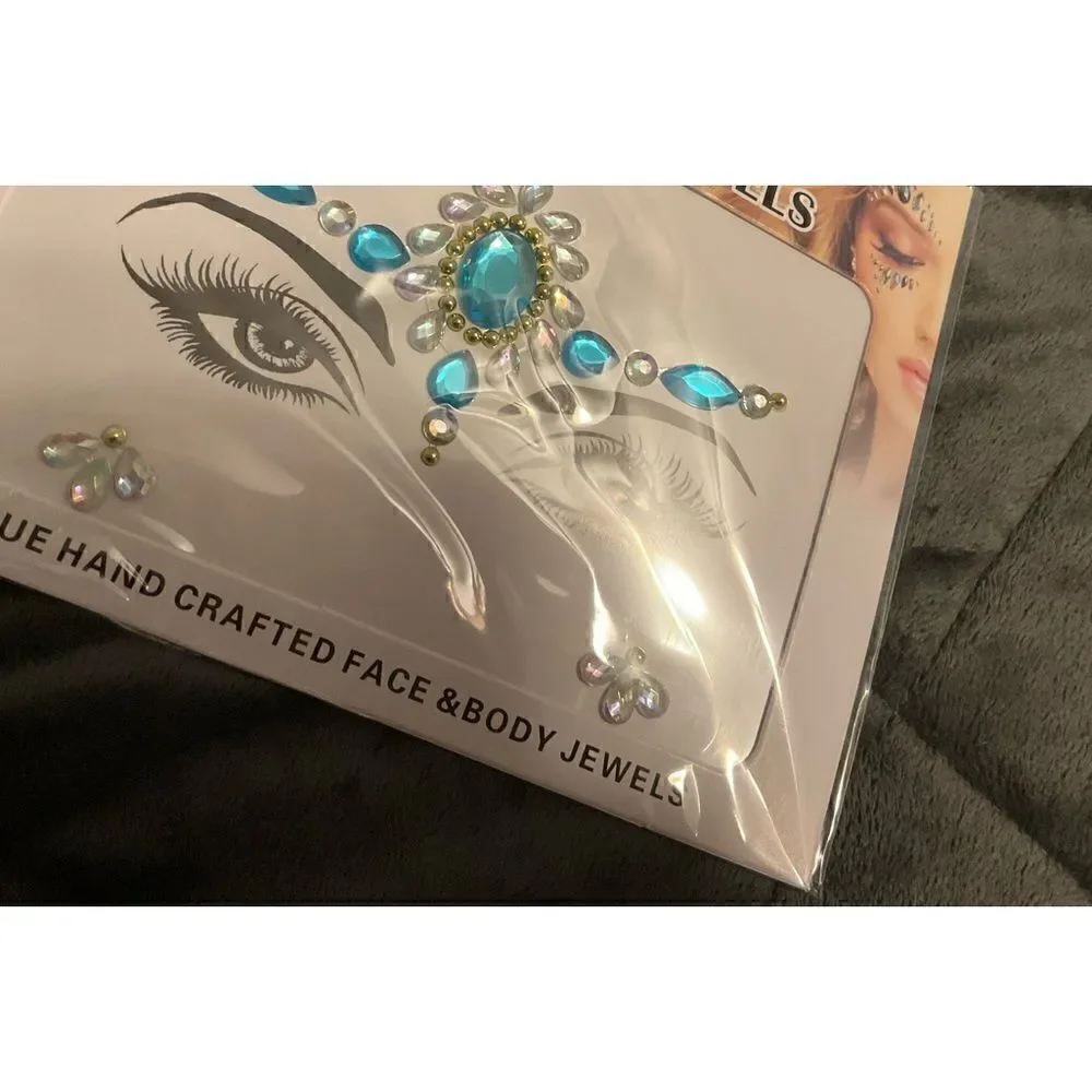 Gemstone Face & Body Jewels. TWO packs